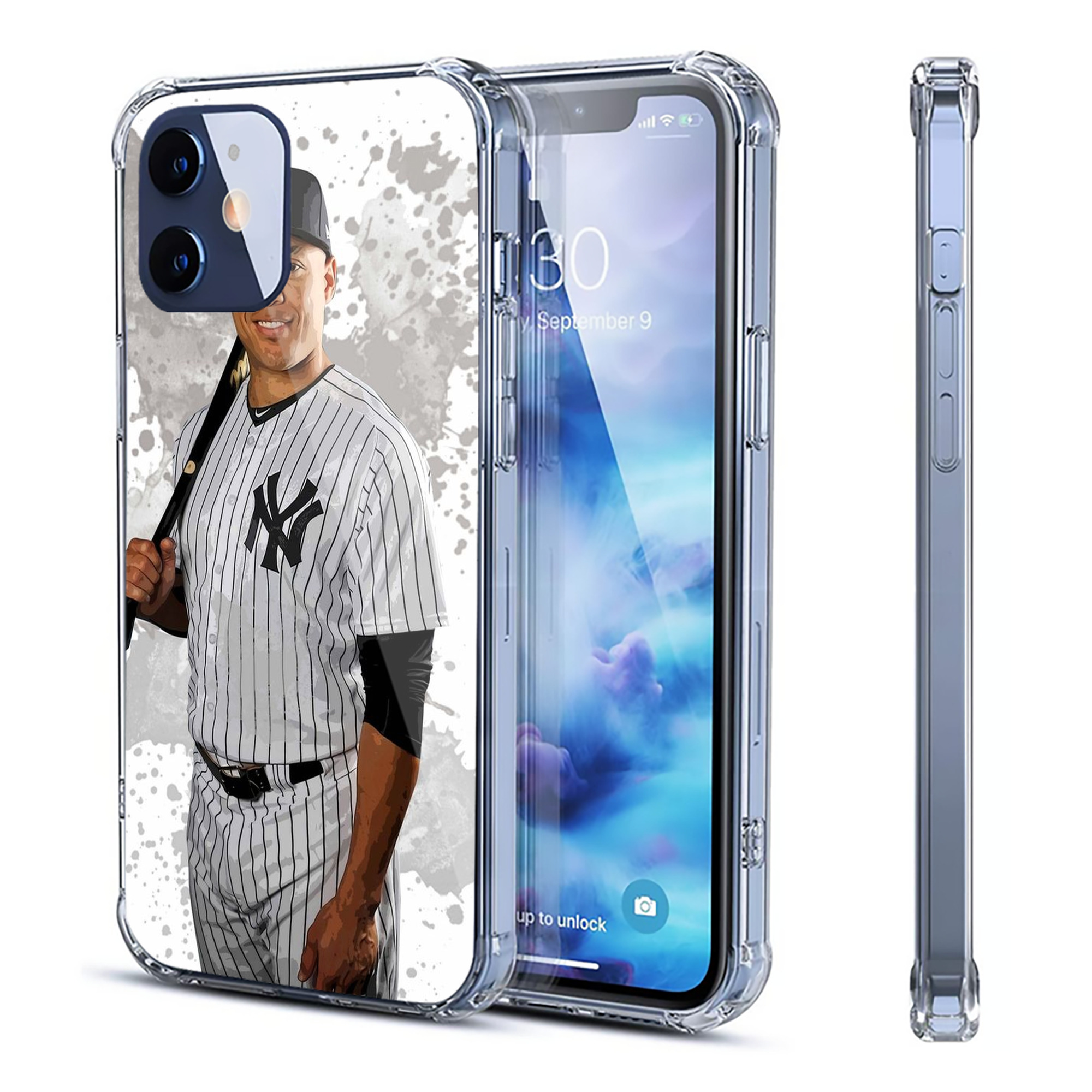 Giancarlo Stanton 32 Clear IPhone 12 Case – Soft TPU With UV Print – Enhanced Drop Protection, Precise Fit, Anti-Fingerprint, Customizable Design, Scratch-Resistant, Yellow-Resistant